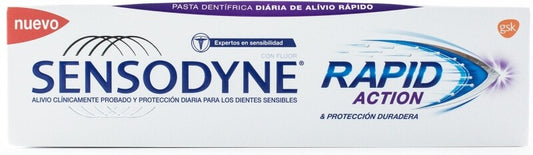 Sensodyne Pasta de Dientes Rapid Action 75 ml – Alivio Instantáneo para Dientes Sensibles