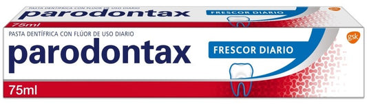 Parodontax Frescor Diario Pasta Dentífrica 75 ml – Protección Diaria Contra el Sangrado de Encías y Aliento Refrescante