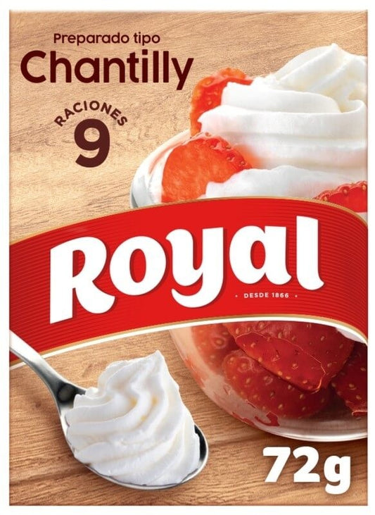 Royal Preparado Tipo Chantilly 72g – Sabor y Crema Perfectos en Cada Postre