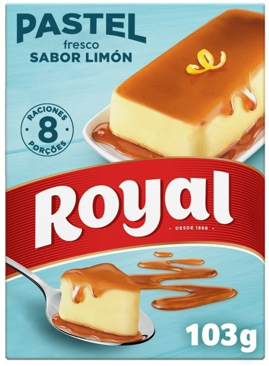 Royal Pastel Fresco Sabor Limón 103 gr