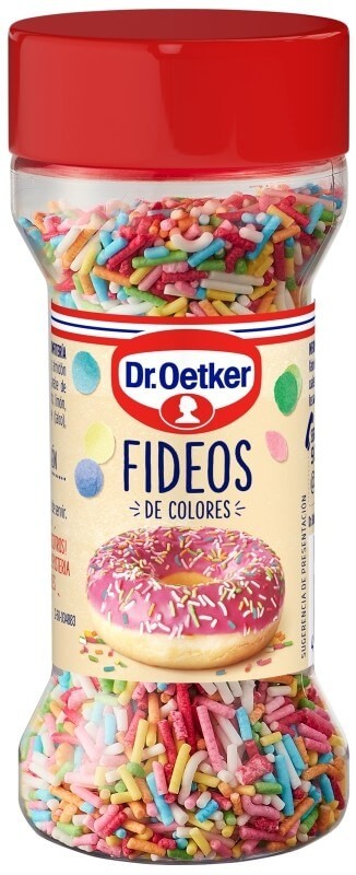 Dr. Oetker Fideos de Colores 50G – Dale Alegría a tus Postres