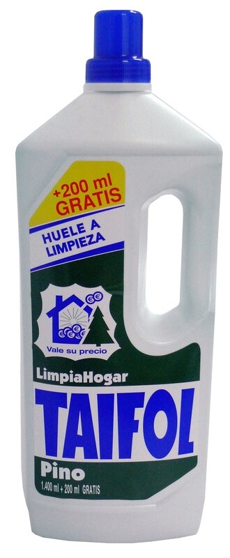 Taifol Limpiahogar Pino 1400 + 200 ml - Frescura y Limpieza con Aroma a Pino