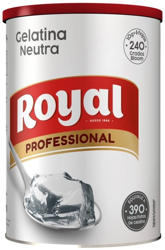 Royal Gelatina Neutra Profesional 650 g - La Base Perfecta para tus Postres y Recetas