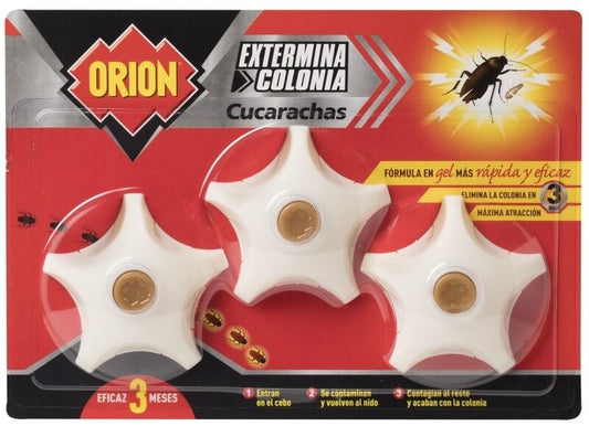 Orion Cebo en Gel Matacucarachas 3 uds