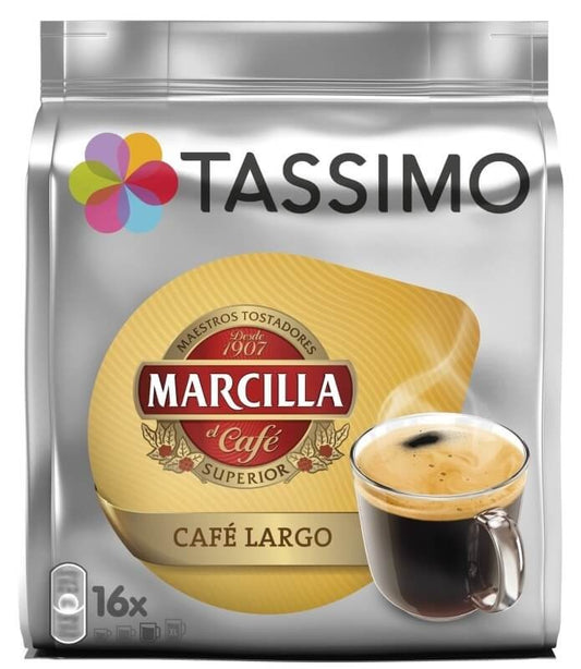 Tassimo Marcilla Café Largo 16 Cápsulas