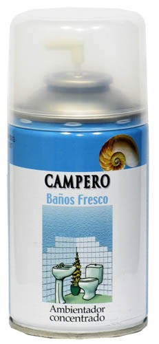 Campero Ambientador Concentrado Baños Fresco 250 ml – Frescura para Tu Hogar