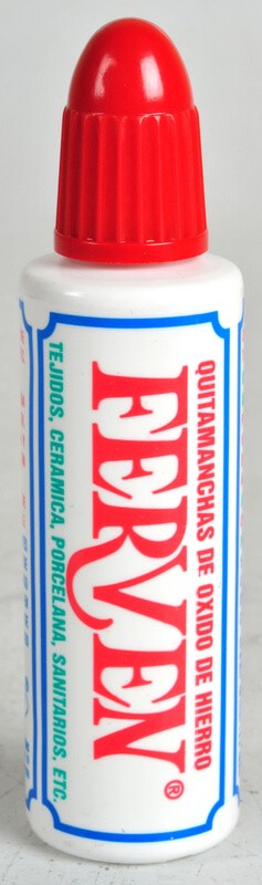 Ferven Quitamanchas de Óxido 40 ml – Solución Eficaz para Tejidos y Superficies