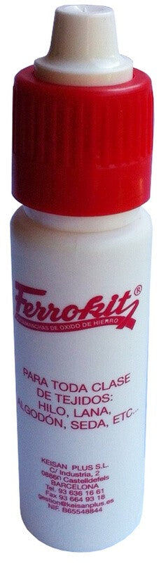 Ferrokit Quitamanchas de Óxido 15 ml – Solución Rápida y Eficaz contra Manchas de Óxido