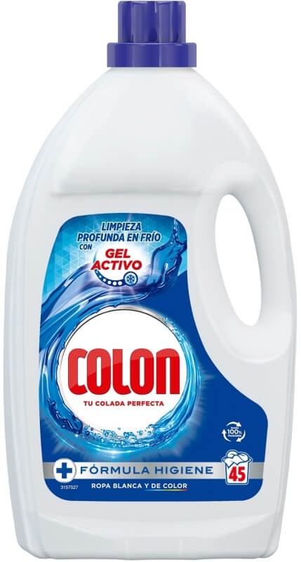 Colon Detergente Líquido Gel Activo 45D 2,025L