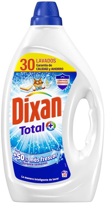 Dixan Detergente en Gel 1,350L 30D – Limpieza Eficaz para su Ropa