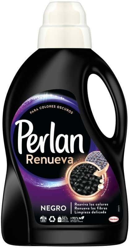 Perlan Detergente Líquido Ropa Oscura 1,5L 25D - Protección Total para tus Prendas Oscuras