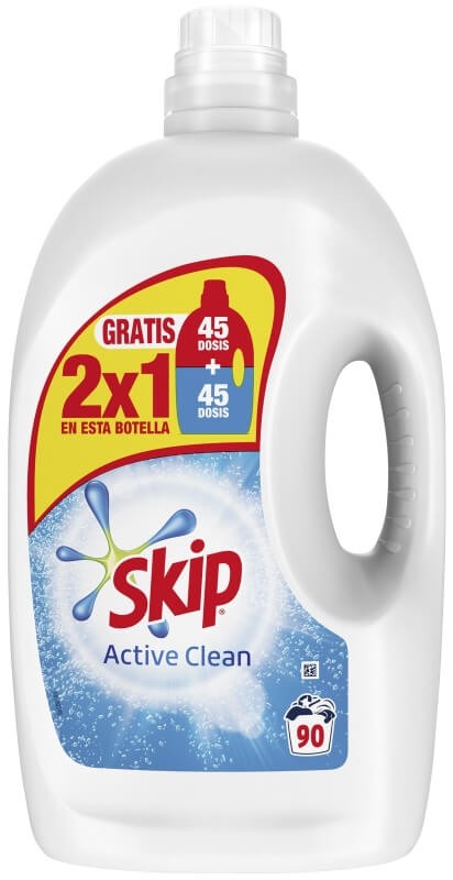 Skip Detergente Líquido 45 lavados + 45 lavados