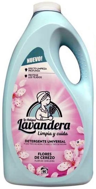 La Antigua Lavandera Detergente Líquido Floral 90D 4,5L - Limpieza y Fragancia Intensa