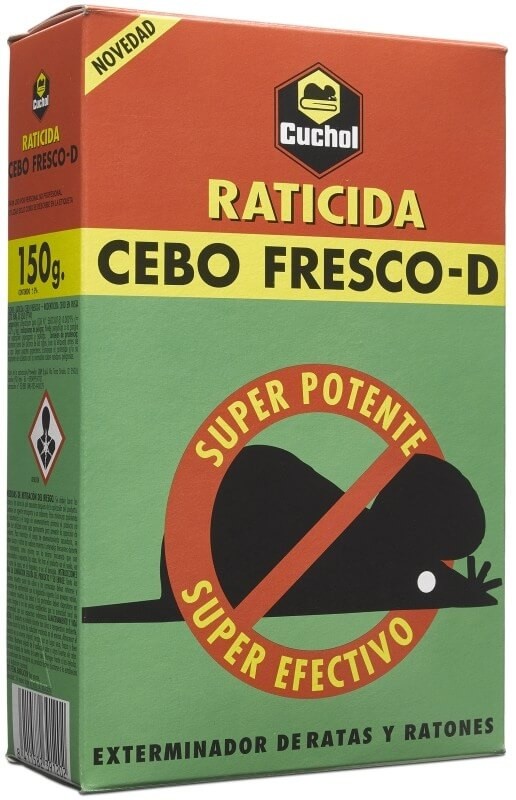 Cuchol Raticida Cebo Fresco 150G - Eficacia en el Control de Plagas