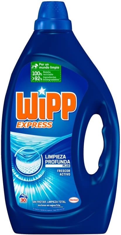 Wipp Express Detergente Líquido Azul 31D 1,5L