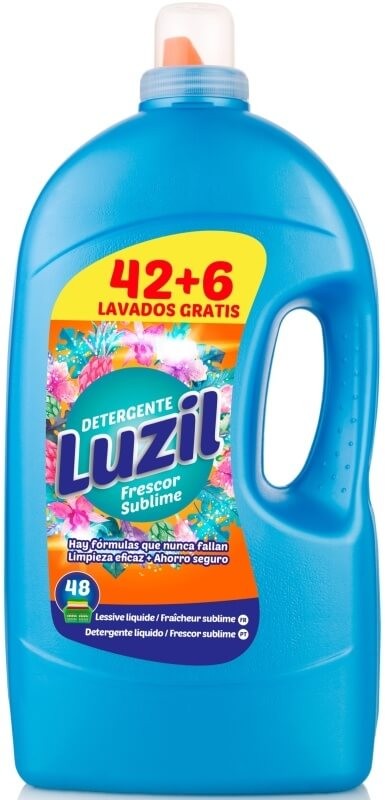 Luzil Detergente Líquido Frescor Sublime 3,6L 42+6D