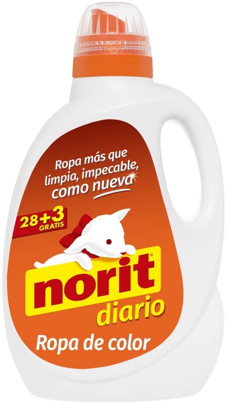 Norit Detergente Líquido Ropa Color 1,5L 28D