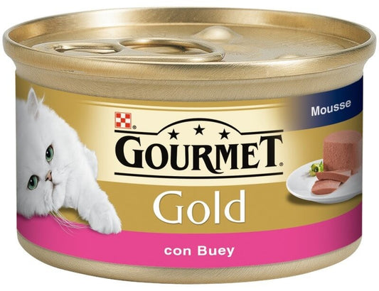 Purina Gourmet Gold Mousse Buey 85 gr