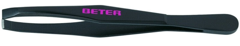 Beter Pinza De Depilar Cejas 7,5 Cm Punta Recta Pavonada