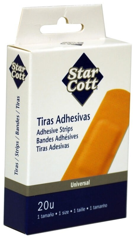 Star Cott Tiritas Adhesivas 20U – Protección Práctica y Confort para el Día a Día
