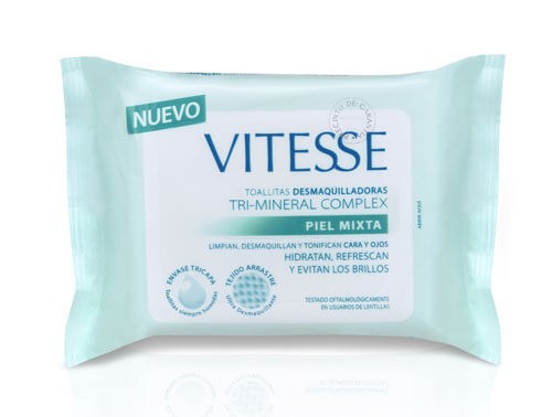 Vitesse Toallitas Desmaquillantes - Piel Mixta 25 Unidades