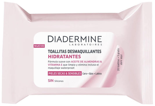 Diadermine Toallitas Desmaquillantes 20 Unidades
