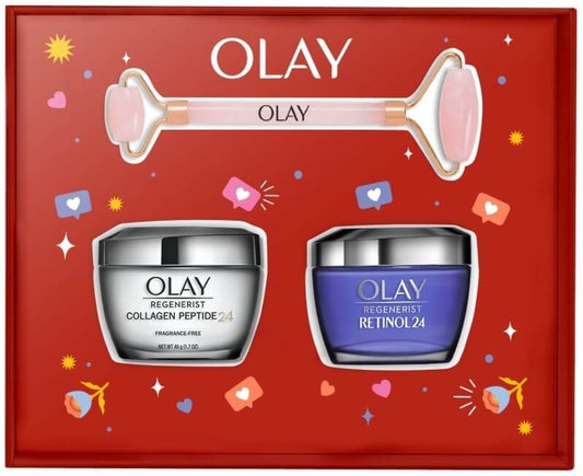 Olay Estuche Regenerist Retinol 50 ml + Collagen 50 ml