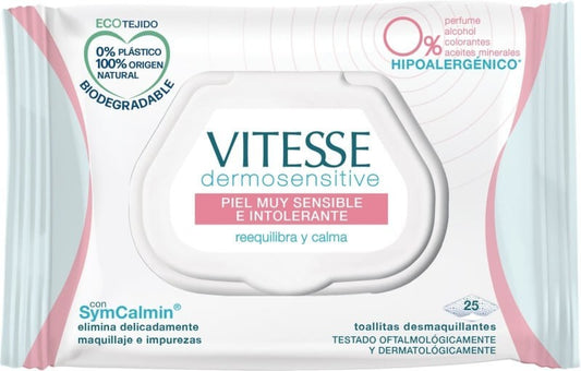 Vitesse Toallitas Desmaquillantes Dermosensitive 25 Unidades