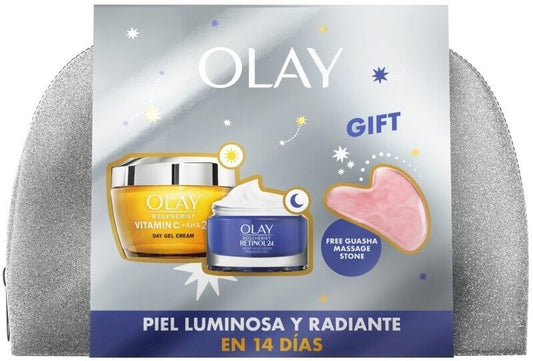 Olay Neceser Regenerist Vitamina C Dia 50 ml + Crema Mini Retinol Noche 15 ml + Masage