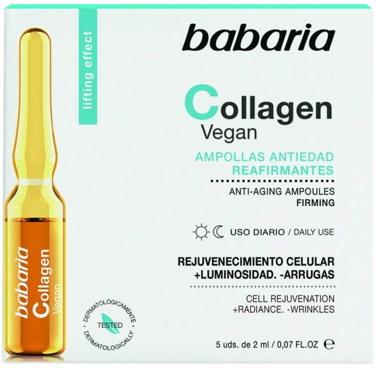 Babaria Ampollas Colágeno Vegano 2 ml X 5 Unidades