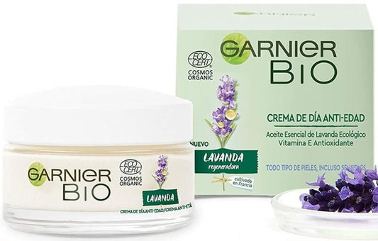 Garnier Crema Hidratante Bio Antiedad Lavanda 50 ml