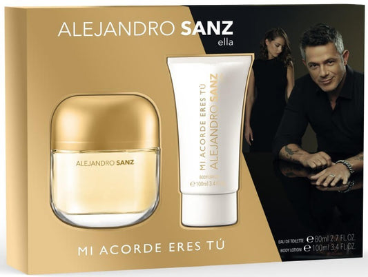 Alejandro Sanz Estuche Mi Acorde Eres Tú Woman Vapo 80 ml + Body Lotion 100 ml