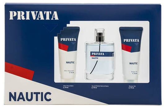 Privata Nautic Man Estuche 75VP+MAS+GEL – Elegancia y Frescura en un Solo Set