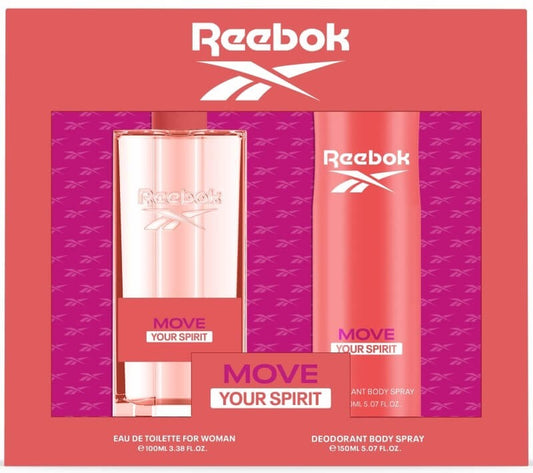Reebok Estuche Move Woman 100 ml + Desodorante Spray 150 ml