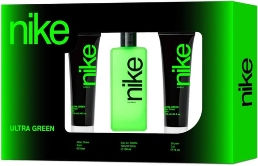 Nike Estuche Ultra Green Man Vapo 100 ml + After Shave 75 ml + Gel Baño 75 ml