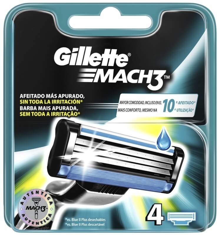 Gillette Cargador Mach 3 4 Recambios