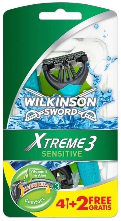 Wilkinson Maquinilla Desechable X treme 3 4 Unidades + 2 Unidades
