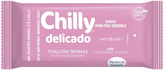 CHILLY Toallitas Intimas Delicado 12 Unidades