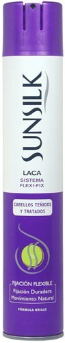 Sunsilk Laca Cabellos Teñidos y Tratados 400 ml – Fijación Flexible para un Peinado Impecable sin Rigidez