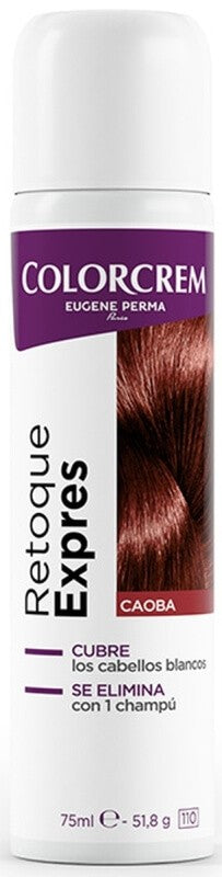 Colorcrem Retoque Exprés Caoba 75 ml – Spray Temporal para Raíces y Canas