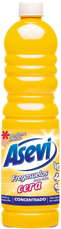Asevi Fregasuelos Cera Concentrado 1L - Brillo Intenso y Protección para Todo Tipo de Suelos