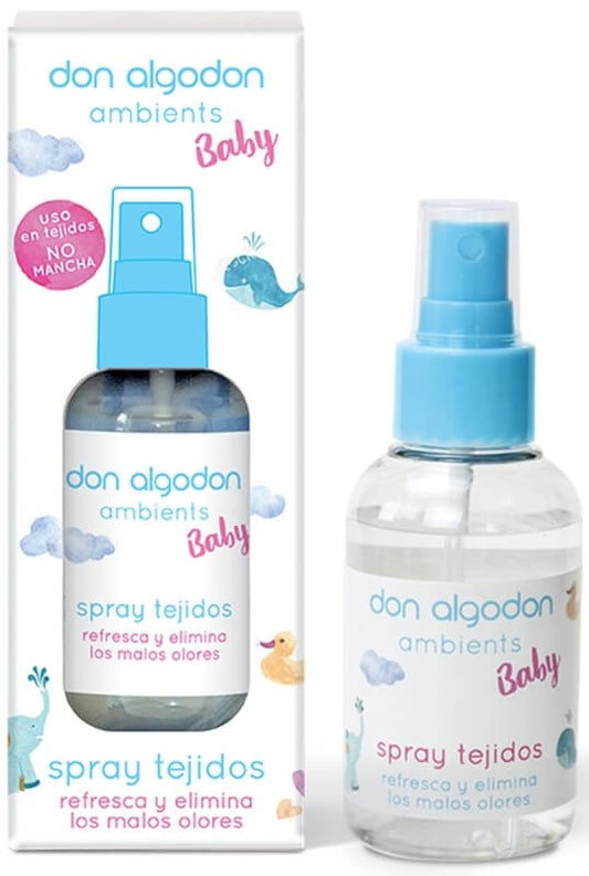 Don Algodón Ambients Baby Spray Tejidos 250 ml – Aroma fresco y cuidado para tus tejidos