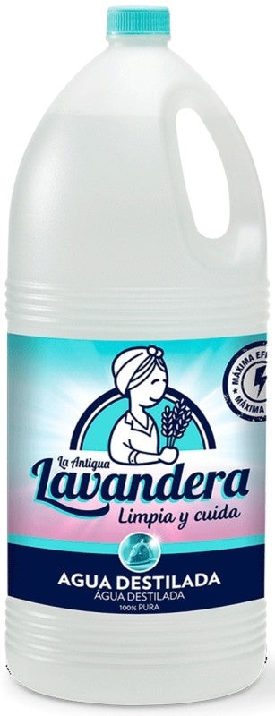 La Antigua Lavandera Agua Destilada 5 Litros - Pureza para Múltiples Usos