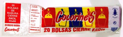 Colorín Bolsa Basura Autocierre G-120 55 Cm X 60 Cm 20 Unidades