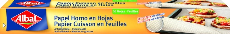 Albal Papel Vegetal Para Horno 16 Hojas