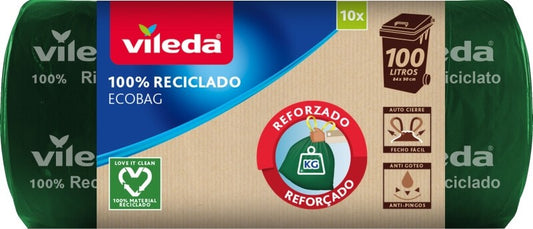 Vileda Bolsas De Basura Reforzadas 100L 10U