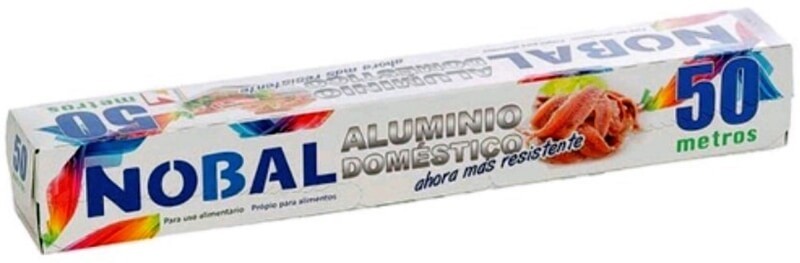 Nobal Papel Aluminio 50 Metros
