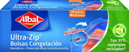 Albal Bolsa Congelacion Ziploc Pequeña/Mediana 20 Unidades
