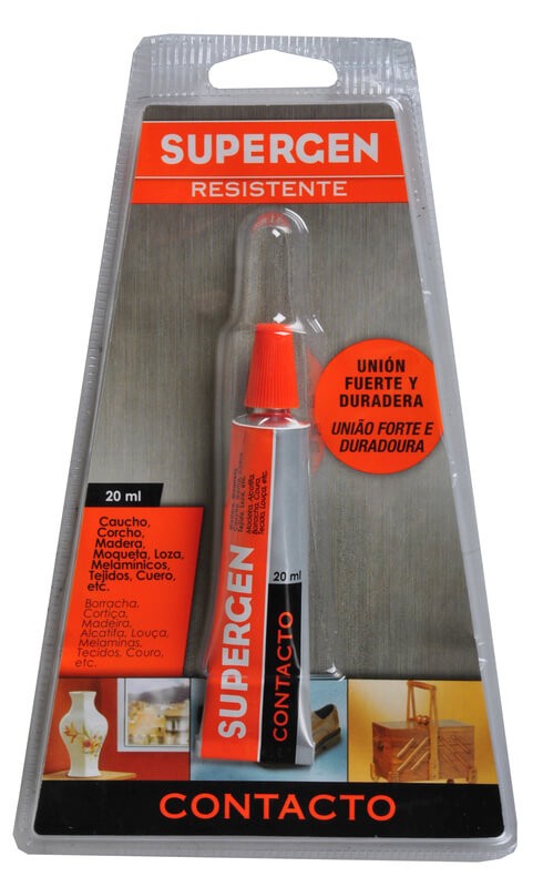Supergen Pegamento De Contacto Blister Tubo De 20 gr