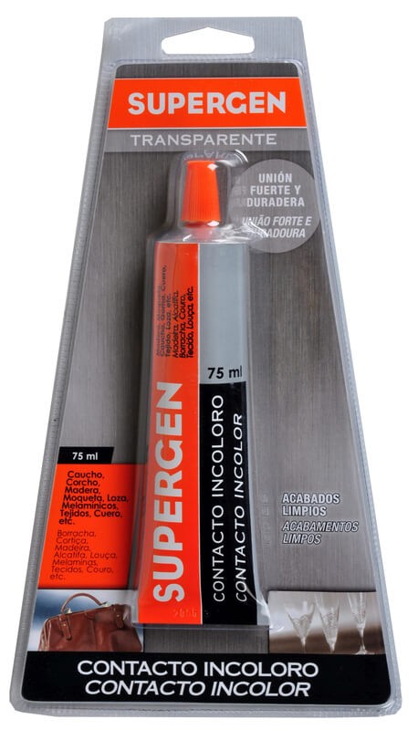 Supergen Pegamento Incoloro Blister Tubo De 75 gr